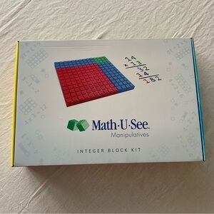 Math U See Integer Block Kit - Blue, Red, Green Manipulatives